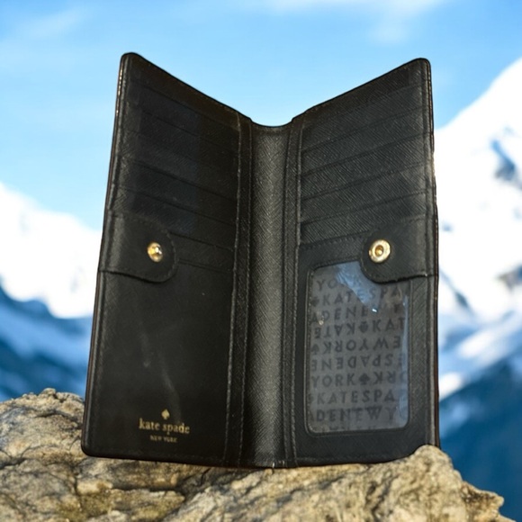 Kate Spade Black and Cream Wallet - Picture 4 of 4